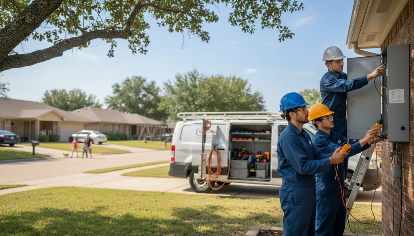 Certified electrician providing emergency electrical services in Hobbs, IN